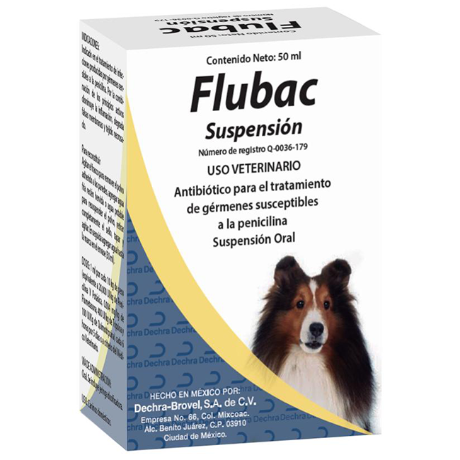 Flubac Suspensión 50 ml - Dechra Flubac Suspensión 50 ml - Dechra